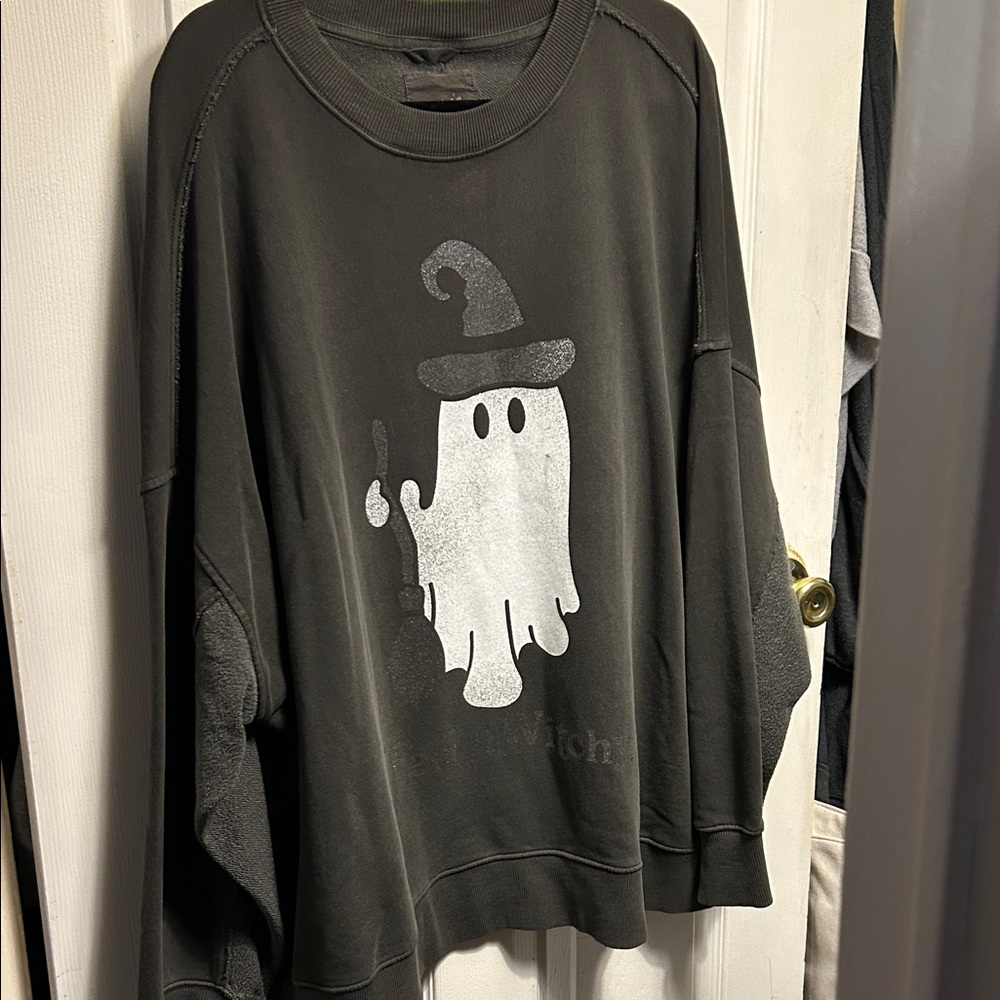 Aerie Black Ghost Sweater